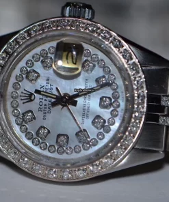 Ideal Copy Rolex Datejust Self Winding Automatic 26mm Steel Case Womens Watch
