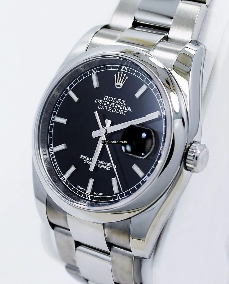 Durable Replicas Rolex Datejust 116200 Automatic Movement 36mm Steel Case Watch - Image 2