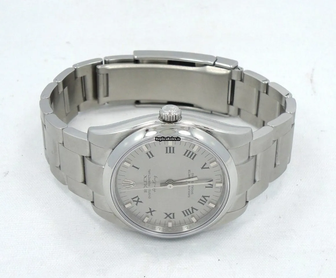 Discount Copies Rolex Air King 114200 Automatic Movement 34mm Steel Case Watch - Image 8