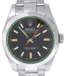 Lovely Fake Rolex Milgauss 116400gv Automatic Movement 40mm Steel Case Watch