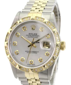 Pleasing Fake Rolex Datejust 16233 Caliber 3035 Automatic Movement 36mm Gold/steel Case Mens/unisex Watch