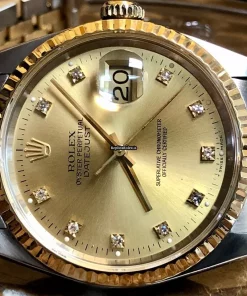 Stylish Replica Rolex Datejust 16233 Caliber 3135 Automatic Movement 36mm Gold/steel Case Mens/unisex Watch
