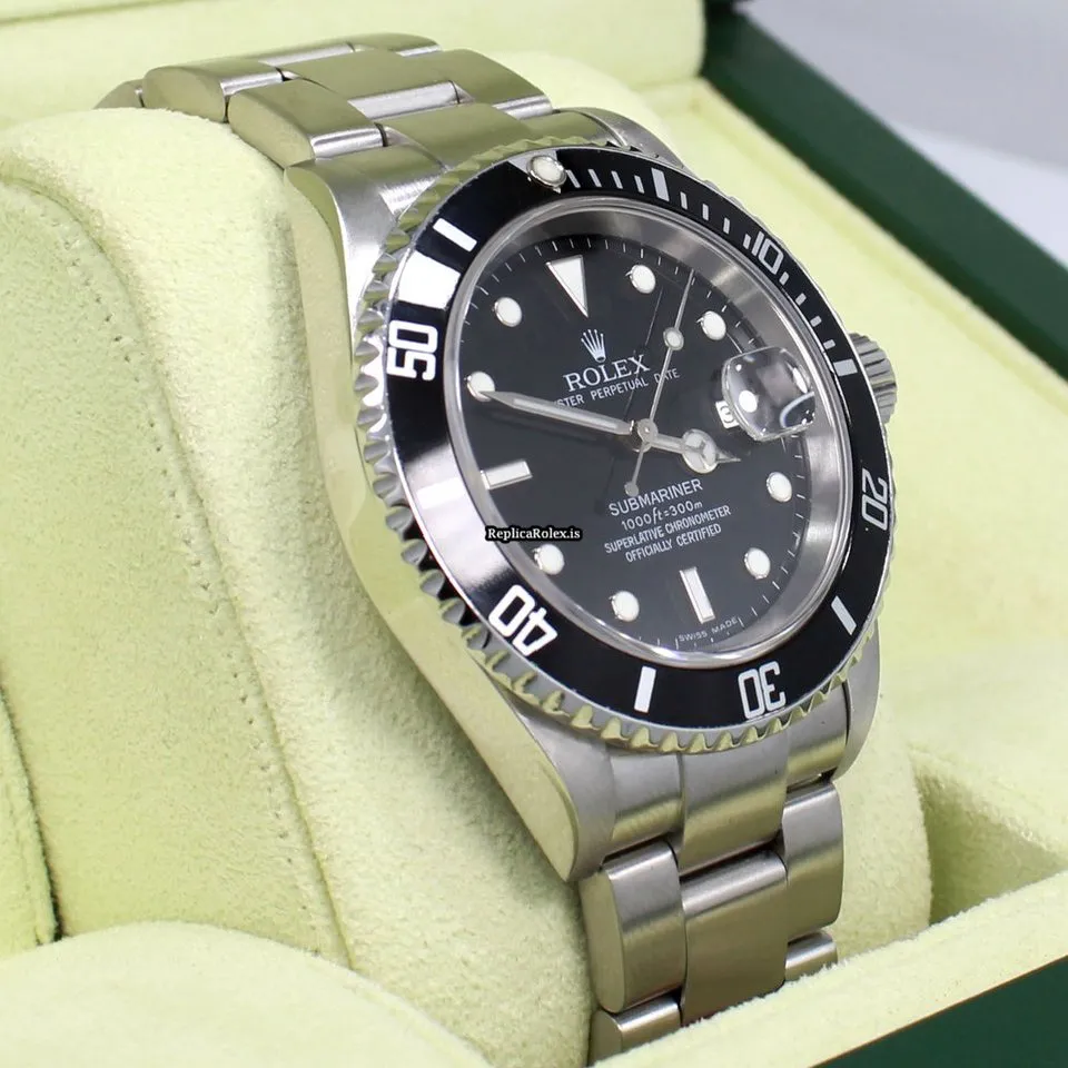 Popular Replica Rolex Submariner Date 16610 Automatic Movement 40mm Steel Case Mens/unisex Watch - Image 2