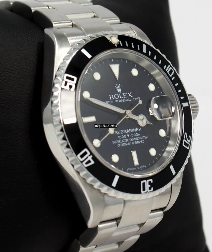 Popular Replica Rolex Submariner Date 16610 Automatic Movement 40mm Steel Case Mens/unisex Watch - Image 3