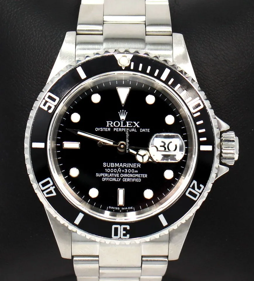 Popular Replica Rolex Submariner Date 16610 Automatic Movement 40mm Steel Case Mens/unisex Watch - Image 4