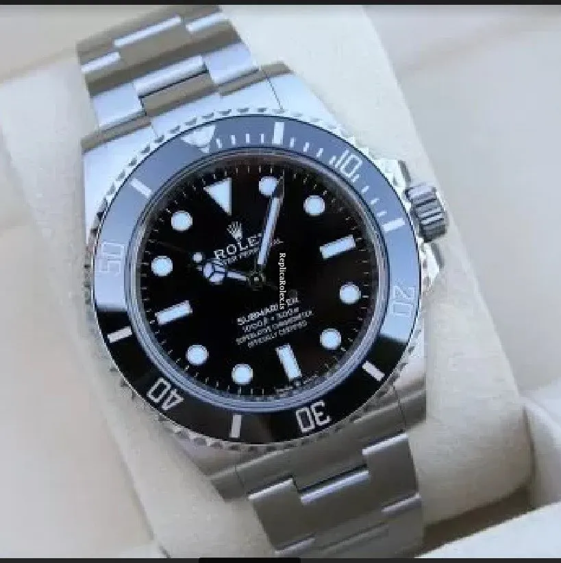 Marvellous Fake Rolex Submariner (no Date) 114060 Automatic Movement 40mm Steel Case Mens/unisex Watch - Image 6