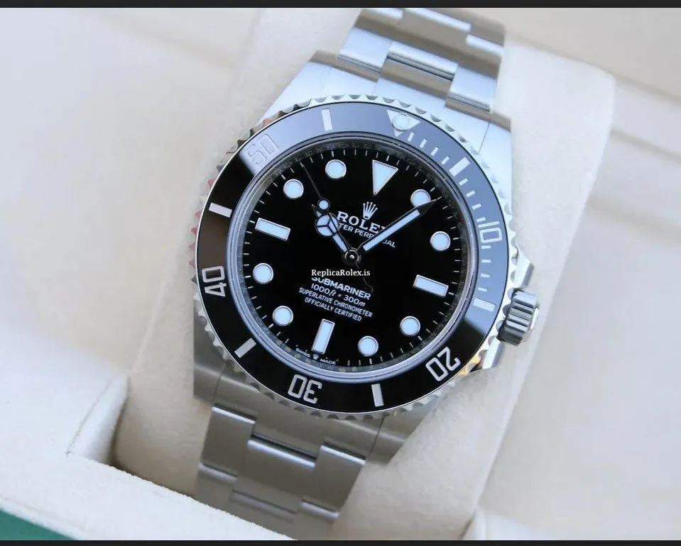 Marvellous Fake Rolex Submariner (no Date) 114060 Automatic Movement 40mm Steel Case Mens/unisex Watch - Image 8
