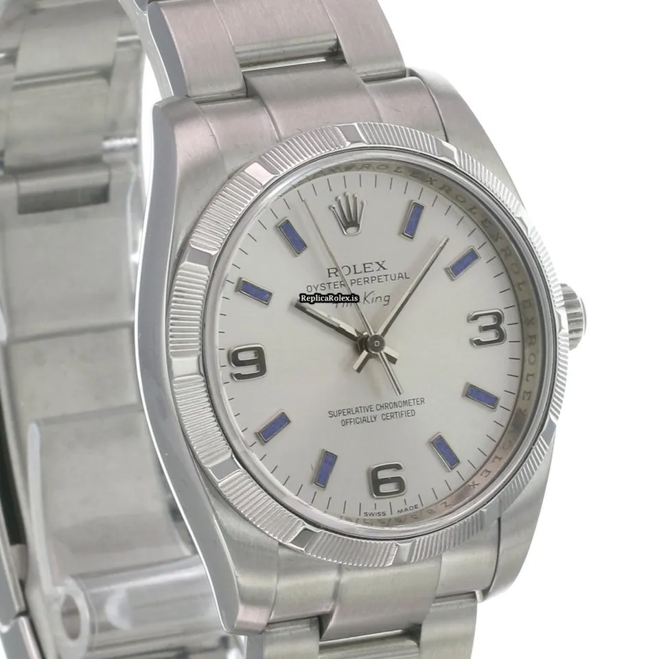 Incredible Fake Rolex Air King 114210 Caliber 3130 Automatic Movement 34x26mm Steel Case Mens/unisex Watch - Image 5