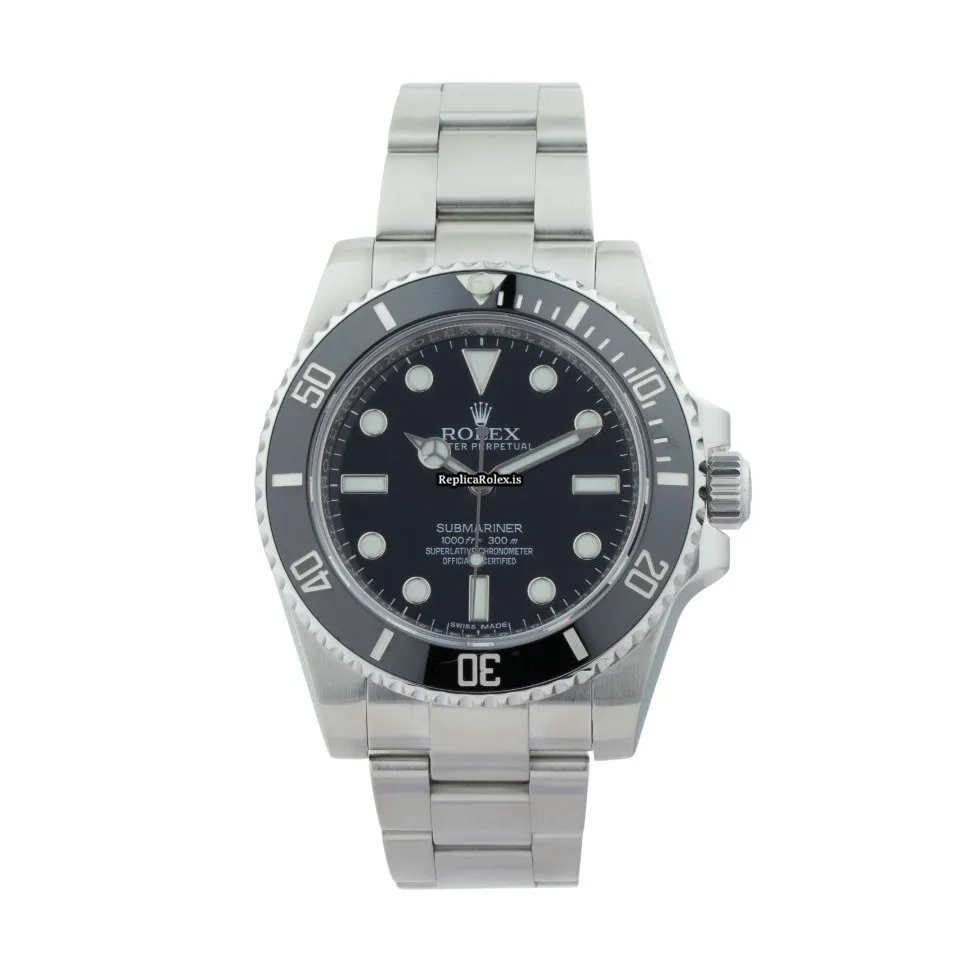 Pleasing Replica Rolex Submariner (no Date) 114060 Caliber 3130 Automatic Movement 40mm Steel Case Mens/unisex Watch