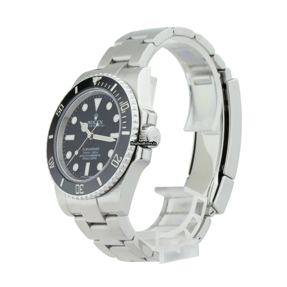 Pleasing Replica Rolex Submariner (no Date) 114060 Caliber 3130 Automatic Movement 40mm Steel Case Mens/unisex Watch - Image 2