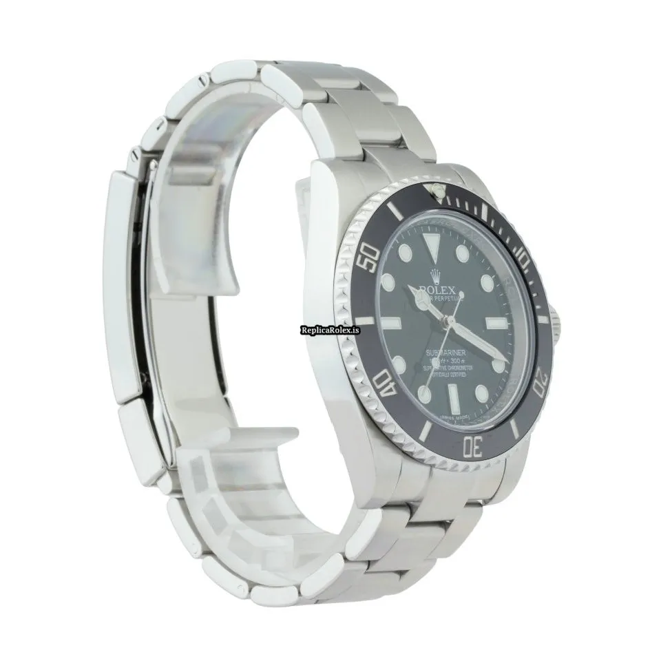 Pleasing Replica Rolex Submariner (no Date) 114060 Caliber 3130 Automatic Movement 40mm Steel Case Mens/unisex Watch - Image 6