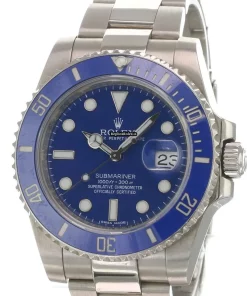 Fabulous Replica Rolex Submariner Date 116619lb Caliber 3135 Automatic Movement 40mm White Gold Case Mens/unisex Watch