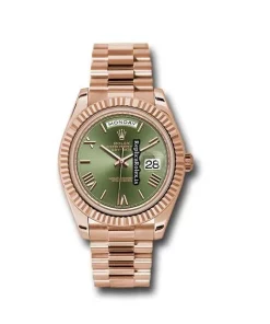 Swiss Replica Rolex Day-date 40 228235 Caliber 3255 Automatic Movement 40mm Rose Gold Case Mens/unisex Watch