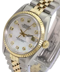 Fabulous Fake Rolex Datejust 16233 Caliber 3035 Automatic Movement 36mm Gold/steel Case Mens/unisex Watch