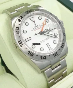 Superior Fake Rolex Explorer II 216570 Automatic Movement 42mm Steel Case Watch