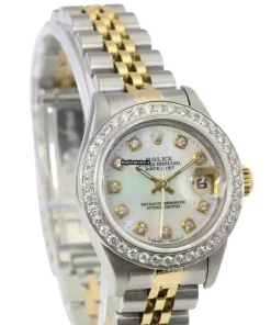 Amazing Fake Rolex Lady-datejust 69173 Caliber 2135 Automatic Movement 26mm Gold/steel Case Womens Watch