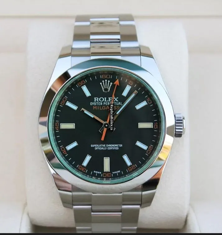 Epic Copies Rolex Milgauss 116400gv Caliber 3131 Automatic Movement 40mm Steel Case Mens/unisex Watch