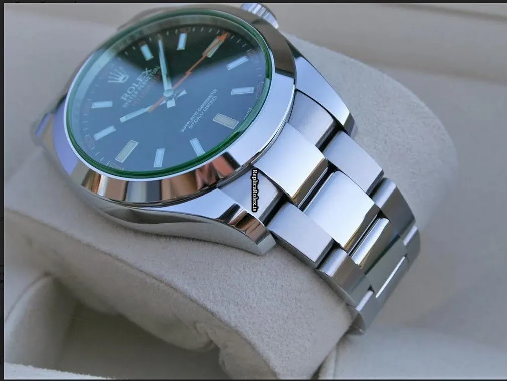 Epic Copies Rolex Milgauss 116400gv Caliber 3131 Automatic Movement 40mm Steel Case Mens/unisex Watch - Image 2