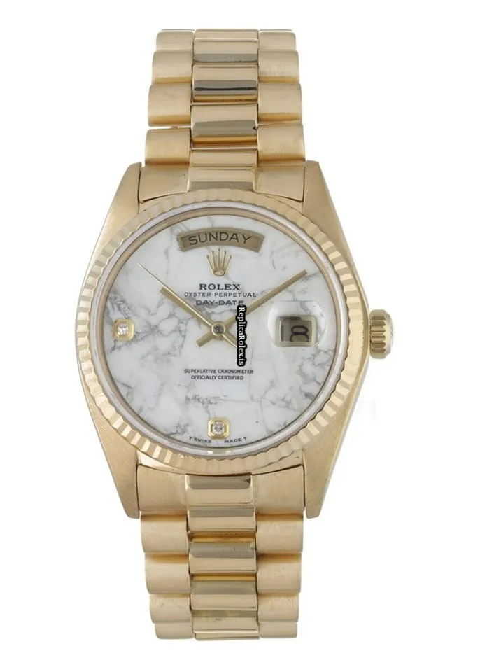 Amazing Fakes Rolex Day-date 36 18038 Automatic Movement 36mm Yellow Gold Case Mens/unisex Watch