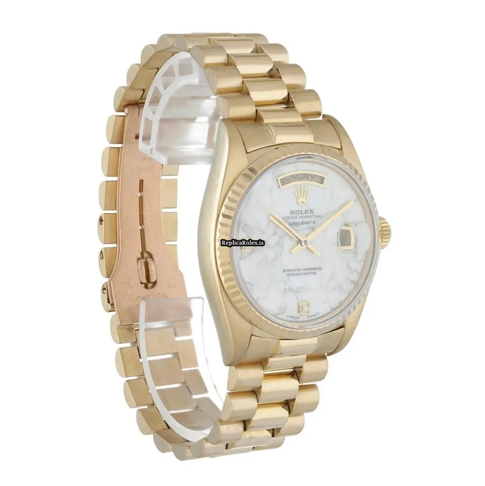 Amazing Fakes Rolex Day-date 36 18038 Automatic Movement 36mm Yellow Gold Case Mens/unisex Watch - Image 4