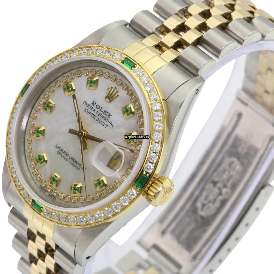 Wonderful Fake Rolex Datejust 16233 Caliber 3035 Automatic Movement 36mm Gold/steel Case Mens/unisex Watch