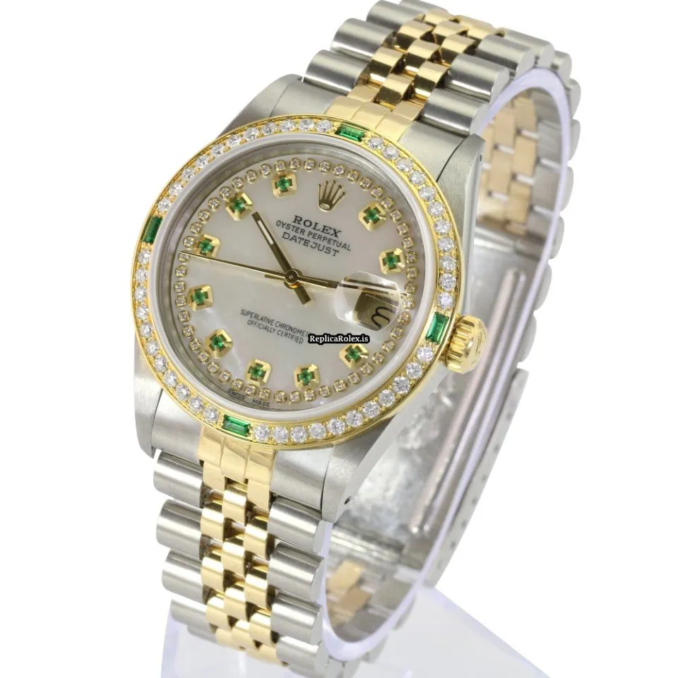 Wonderful Fake Rolex Datejust 16233 Caliber 3035 Automatic Movement 36mm Gold/steel Case Mens/unisex Watch - Image 4