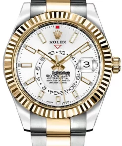 Incredible Replica Rolex Sky-dweller 326933 Caliber 9001 Automatic Movement 42mm Gold/steel Case Mens/unisex Watch