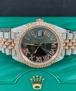 Beautiful Copies Rolex Datejust II 126331 Caliber 3235 Automatic Movement 41mm Rose Gold Case Mens/unisex Watch