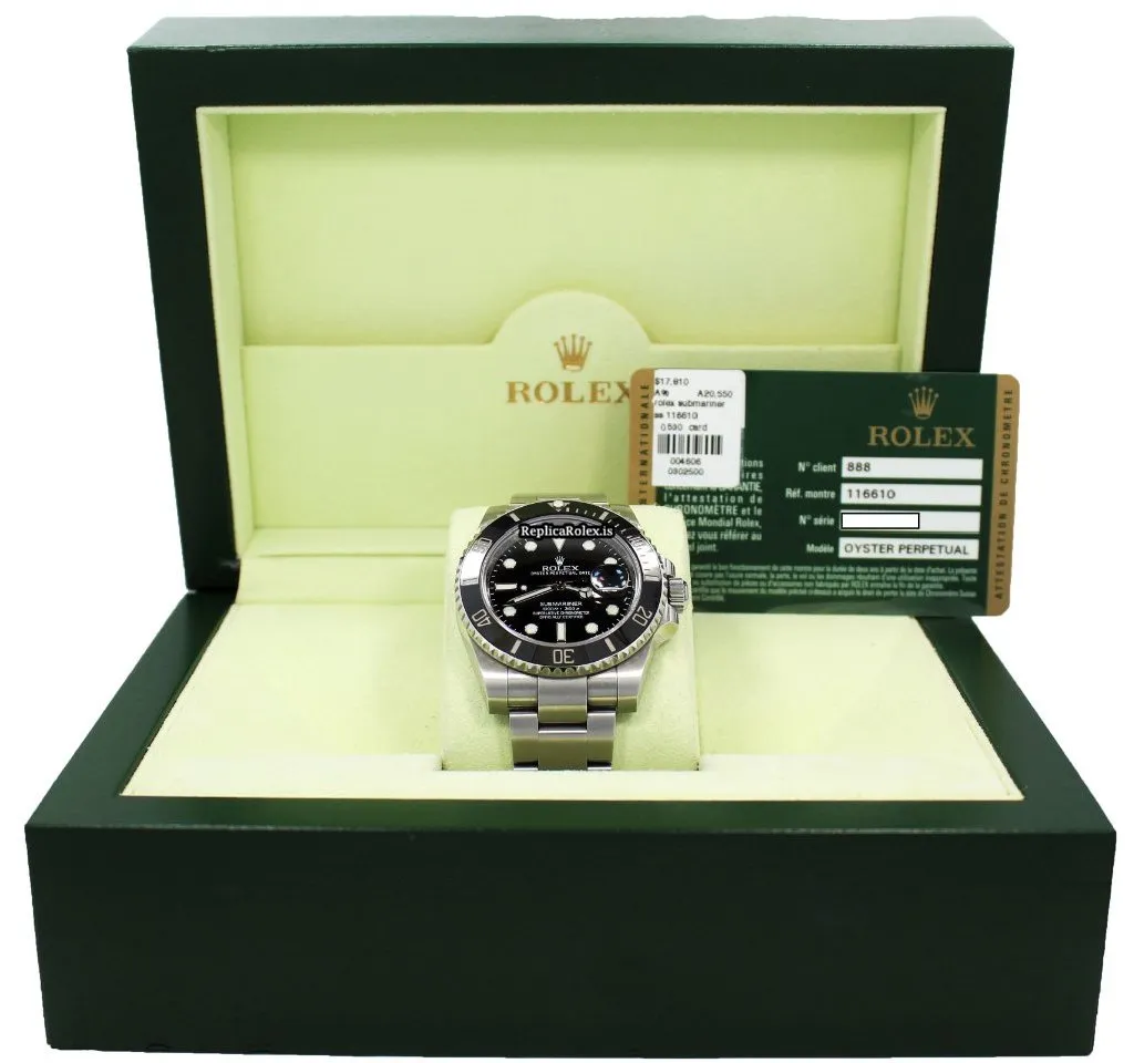 Excellent Replicas Rolex Submariner Date 116610 Automatic Movement 40mm Steel Case Mens/unisex Watch - Image 4