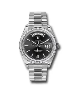 Quality Fake Rolex Day-date 40 228396tbr Caliber 3255 Automatic Movement 40mm Platinum Case Mens/unisex Watch