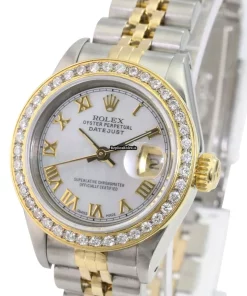 Popular Replica Rolex Lady-datejust 69173 Caliber 2135 Automatic Movement 26mm Gold/steel Case Womens Watch