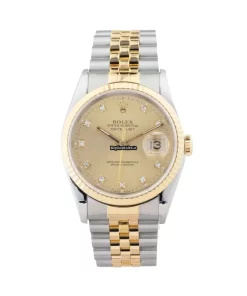 Stylish Fake Rolex Datejust 16233 Caliber 3135 Automatic Movement 36mm Gold/steel Case Mens/unisex Watch