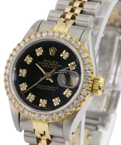 Fantastic Replicas Rolex Lady-datejust 69173 Caliber 2135 Automatic Movement 26mm Gold/steel Case Womens Watch
