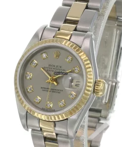 Wholesale Fake Rolex Lady-datejust 69173 Caliber 2135 Automatic Movement 26mm Gold/steel Case Womens Watch