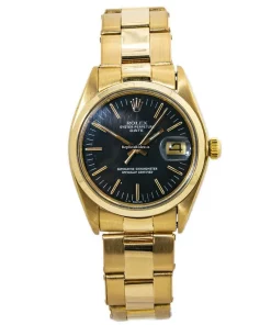 Marvellous Fake Rolex Oyster Perpetual Date 1500 Automatic Movement 34mm Yellow Gold Case Mens/unisex Watch