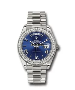 Affordable Replica Rolex Day-date 40 228349rbr Caliber 3255 Automatic Movement 40mm White Gold Case Mens/unisex Watch