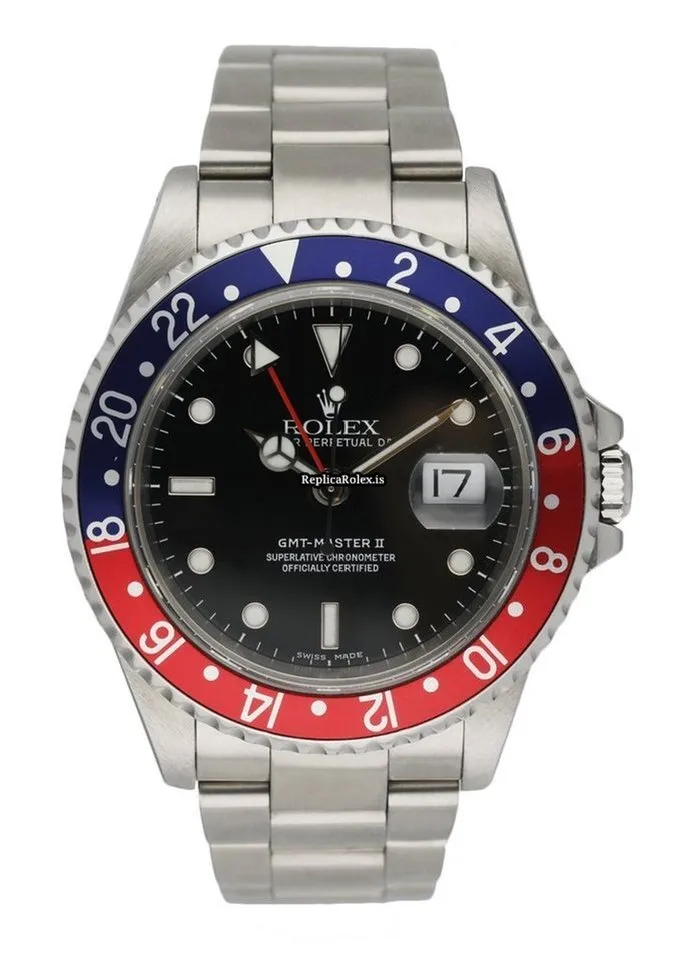 High-end Replica Rolex Gmt-master II 16710 Caliber 3185 Automatic Movement 40mm Steel Case Mens/unisex Watch