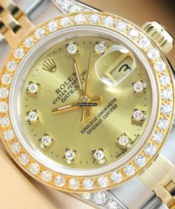 Defect Replica Rolex Lady-datejust 69173 Caliber 2135 Automatic Movement 26mm Steel Case Womens Watch