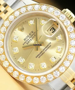 Excellent Replica Rolex Lady-datejust 69173 Caliber 2135 Automatic Movement 26mm Steel Case Womens Watch