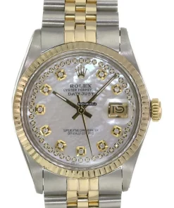 Unique Fakes Rolex Datejust 16013 Caliber 3035 Automatic Movement 36mm Gold/steel Case Mens/unisex Watch