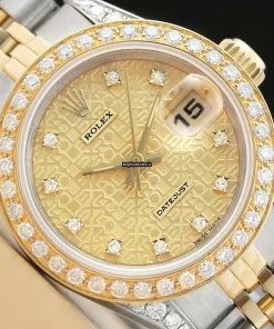 Lovely Imitation Rolex Lady-datejust 69173 Caliber 2135 Automatic Movement 26mm Steel Case Womens Watch