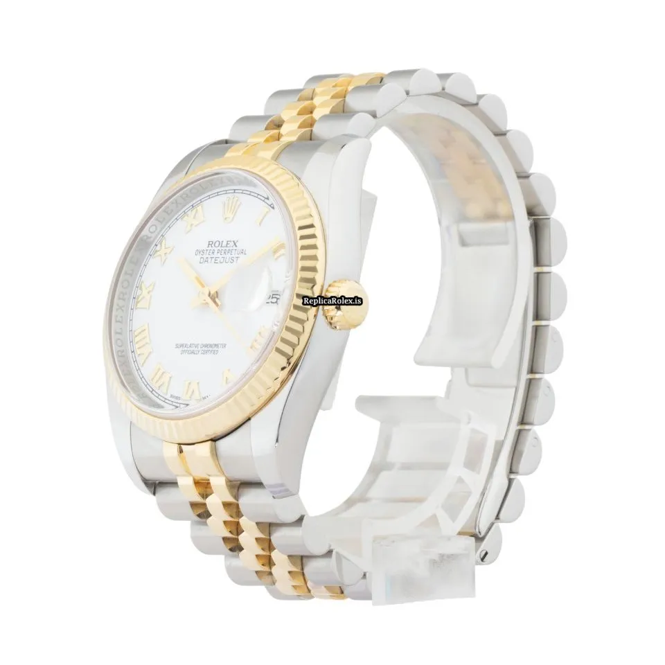 Incredible Replica Rolex Datejust 116233 Caliber 3135 Automatic Movement 36mm Gold/steel Case Mens/unisex Watch - Image 2