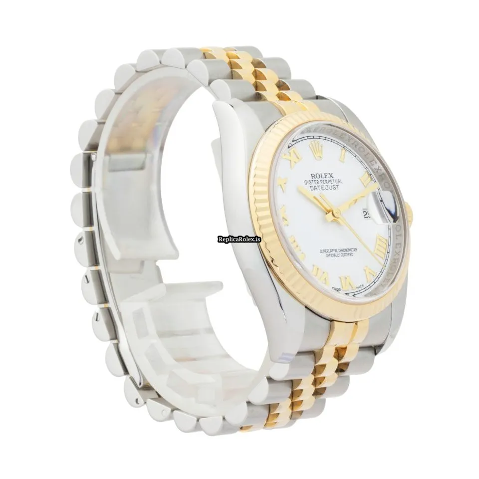 Incredible Replica Rolex Datejust 116233 Caliber 3135 Automatic Movement 36mm Gold/steel Case Mens/unisex Watch - Image 6