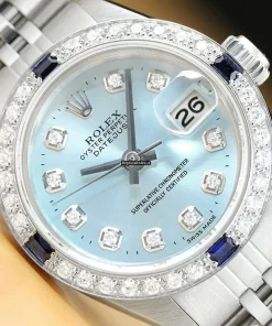 Well Made Replica Rolex Lady-datejust 6917 Caliber 2030 Automatic Movement 26mm Steel Case Womens Watch