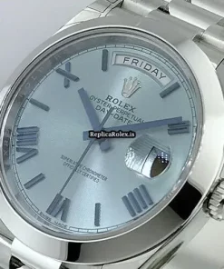 Reliable Fake Rolex Day-date 40 228206 Automatic Movement 40mm Platinum Case Mens/unisex Watch