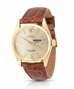 Cool Replica Rolex Oyster Perpetual 6548 Automatic Movement 30mm Yellow Gold Case Mens/unisex Watch
