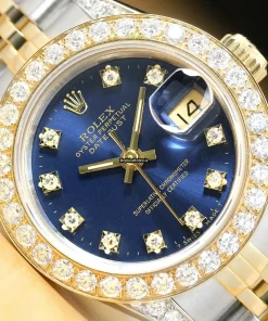 Quality Fake Rolex Lady-datejust 69173 Caliber 2135 Automatic Movement 26mm Steel Case Womens Watch