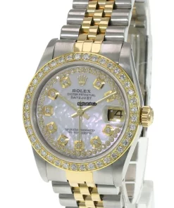 Affordable Replica Rolex Lady-datejust 68273 Caliber 2135 Automatic Movement 31mm Gold/steel Case Womens Watch