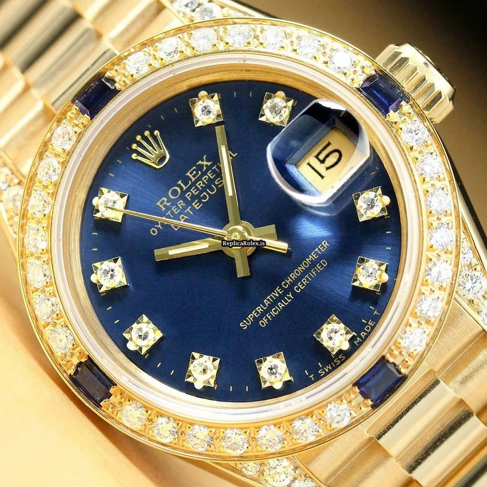 Aaa Replica Rolex Lady-datejust 69178 Caliber 2135 Automatic Movement 26mm Yellow Gold Case Womens Watch