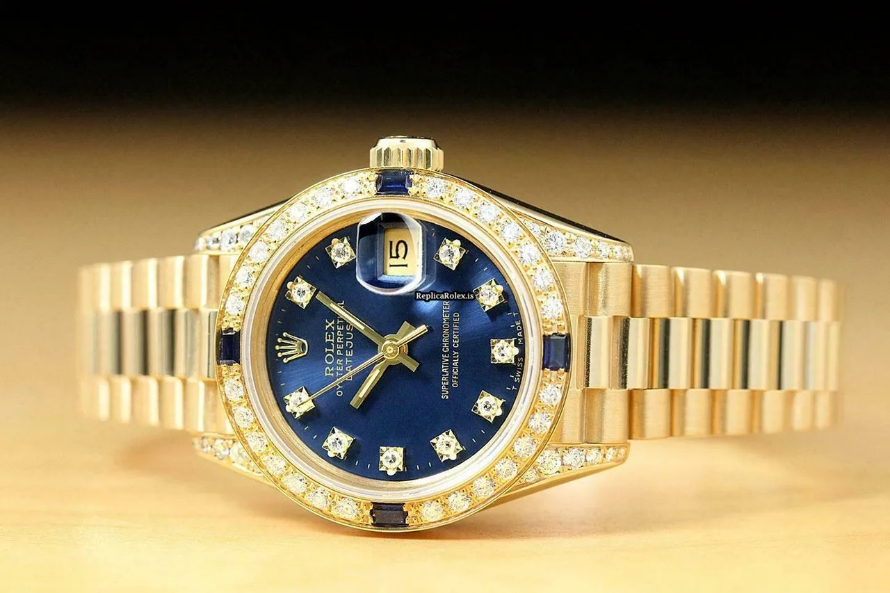 Aaa Replica Rolex Lady-datejust 69178 Caliber 2135 Automatic Movement 26mm Yellow Gold Case Womens Watch - Image 3